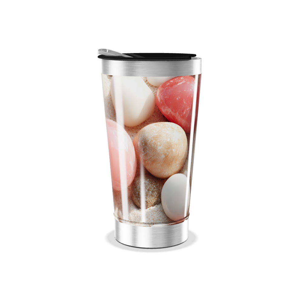 Copo Térmico - Estampa Pedras Coloridas