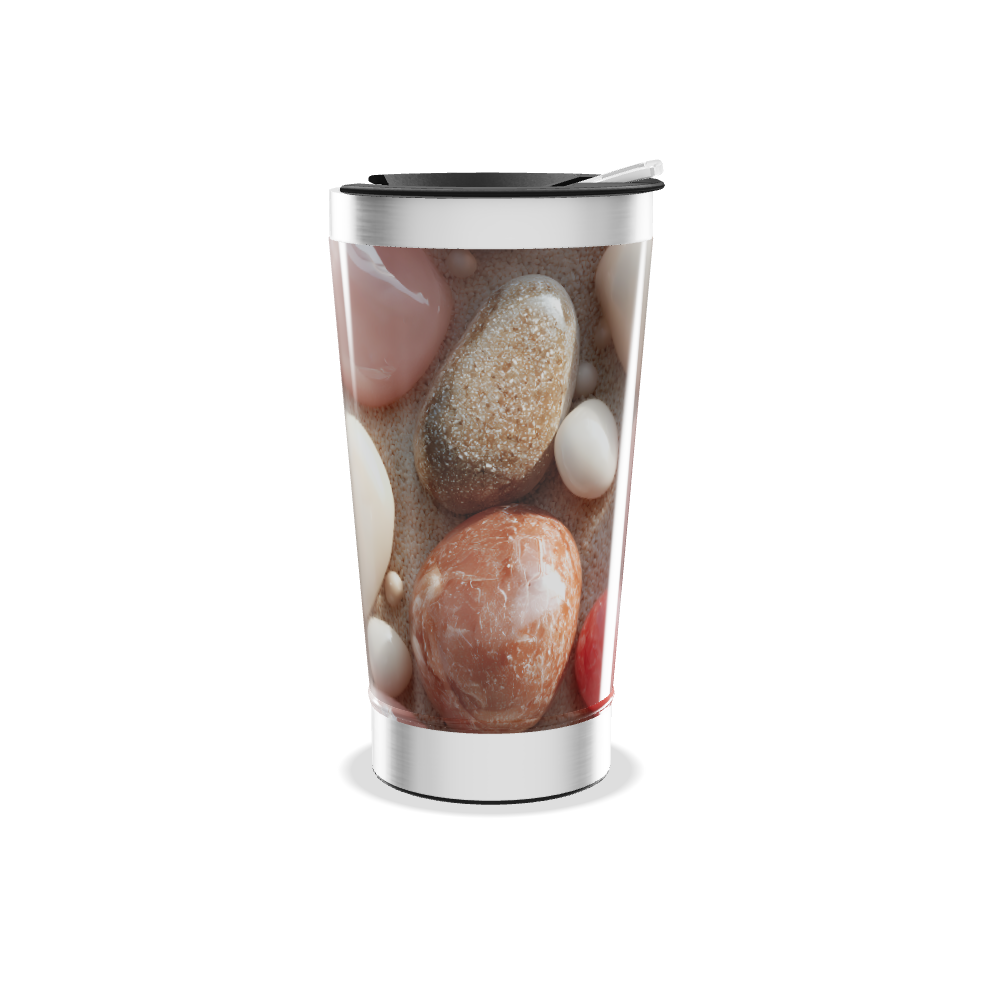 Copo Térmico - Estampa Pedras Coloridas