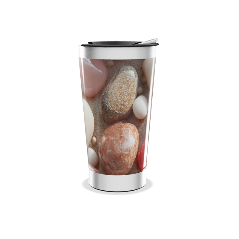 Copo Térmico - Estampa Pedras Coloridas