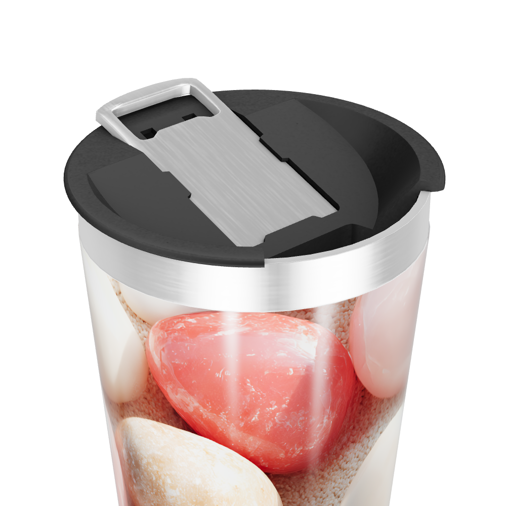 Copo Térmico - Estampa Pedras Coloridas