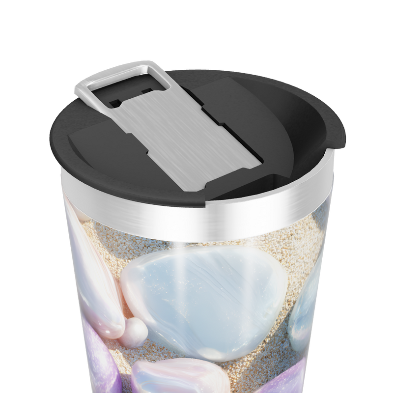 Copo Térmico - Pedras Coloridas Aço Inox