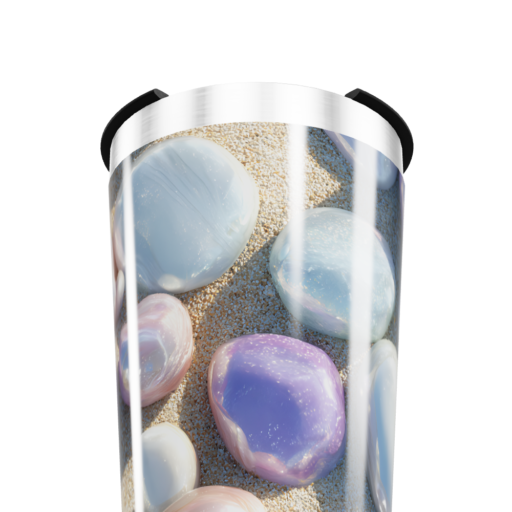 Copo Térmico - Pedras Coloridas Aço Inox