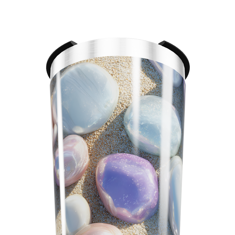 Copo Térmico - Pedras Coloridas Aço Inox