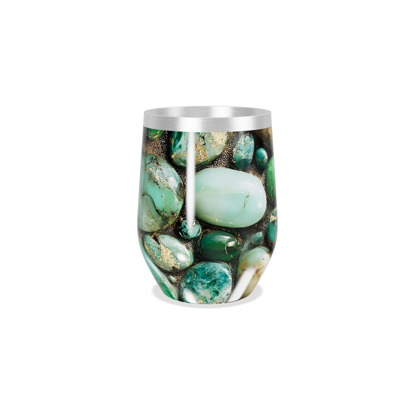 Copo Térmico Slim - Pedras Verdes