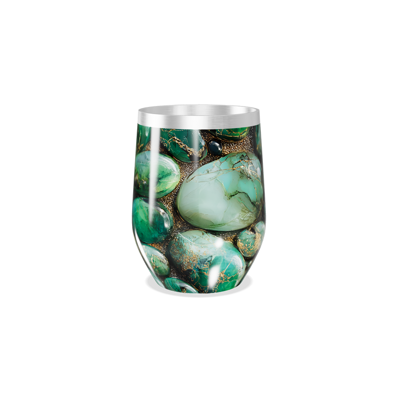 Copo Térmico Slim - Pedras Verdes