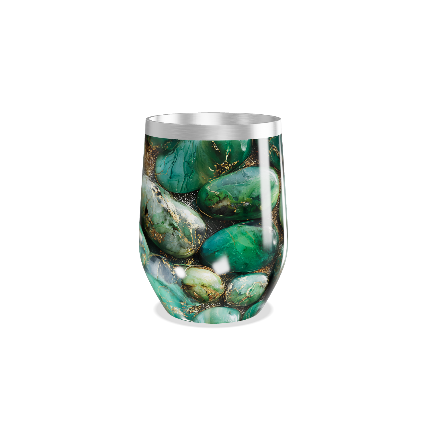 Copo Térmico Slim - Pedras Verdes