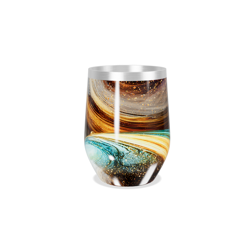 Copo Térmico Slim - Estampa Galáxia Colorida