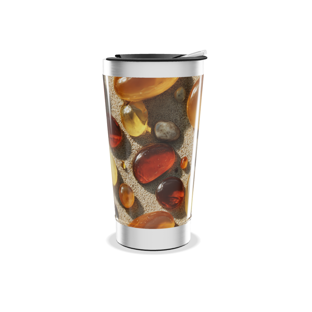 Copo Térmico - Estampa Pedras Coloridas