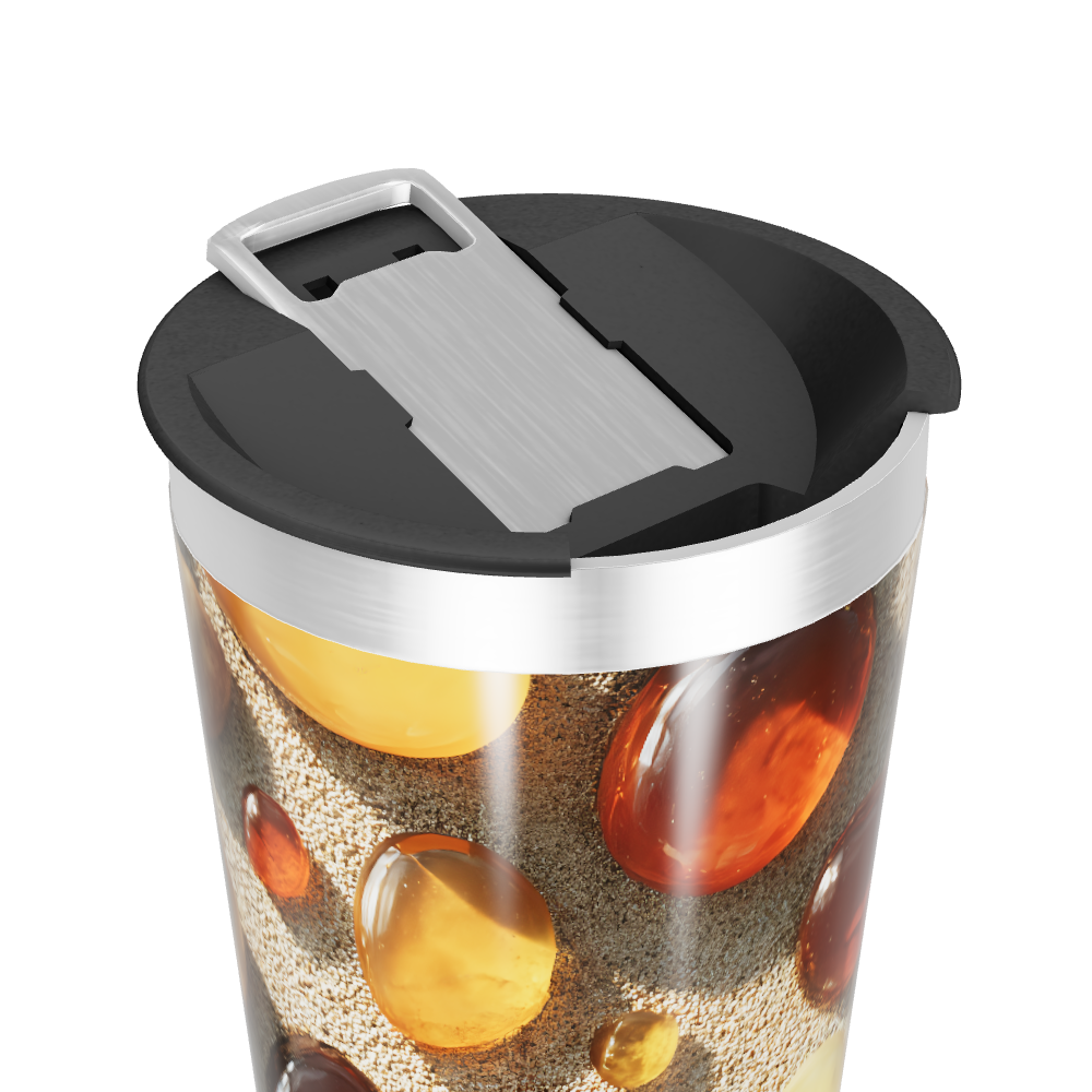 Copo Térmico - Estampa Pedras Coloridas