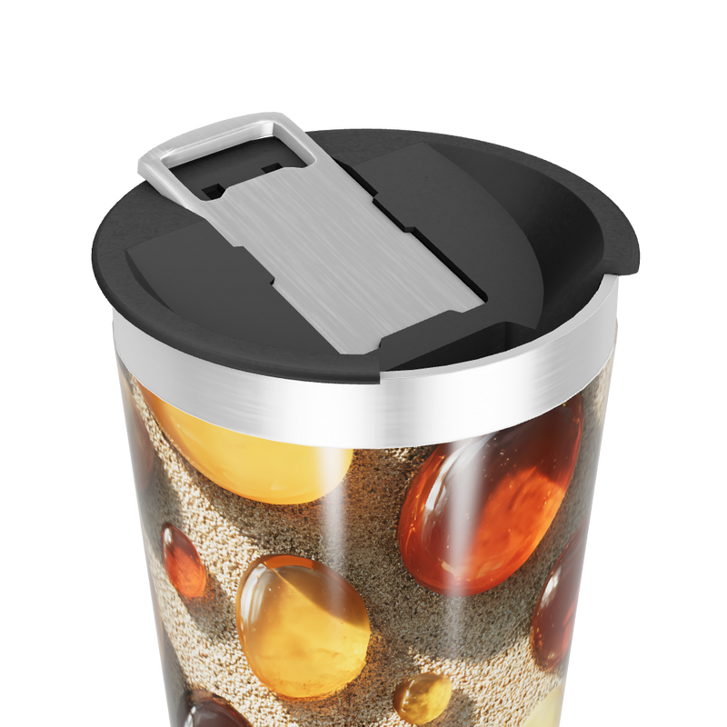 Copo Térmico - Estampa Pedras Coloridas