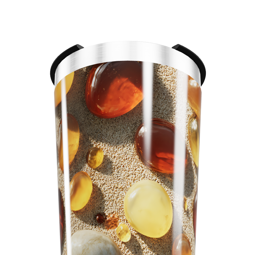 Copo Térmico - Estampa Pedras Coloridas