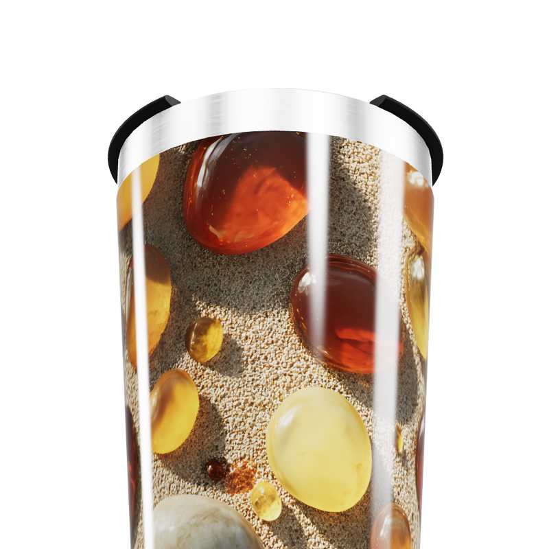 Copo Térmico - Estampa Pedras Coloridas