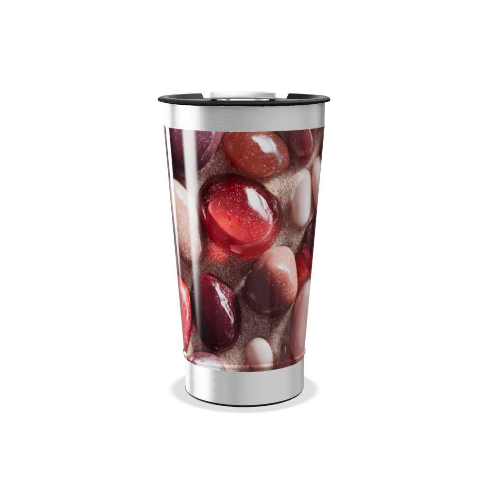 Copo Térmico - Estampa Pedras Coloridas