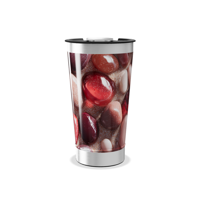 Copo Térmico - Estampa Pedras Coloridas