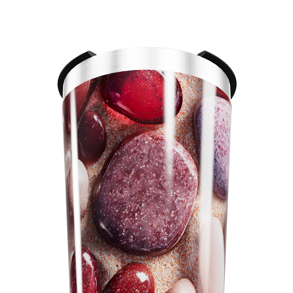 Copo Térmico - Estampa Pedras Coloridas