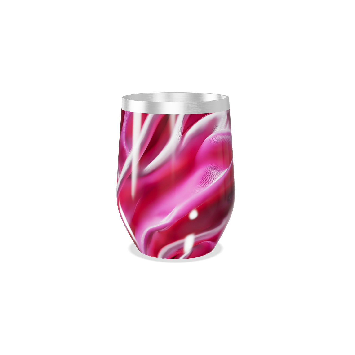 Copo Térmico Slim - Estampa Rosa Metalizado