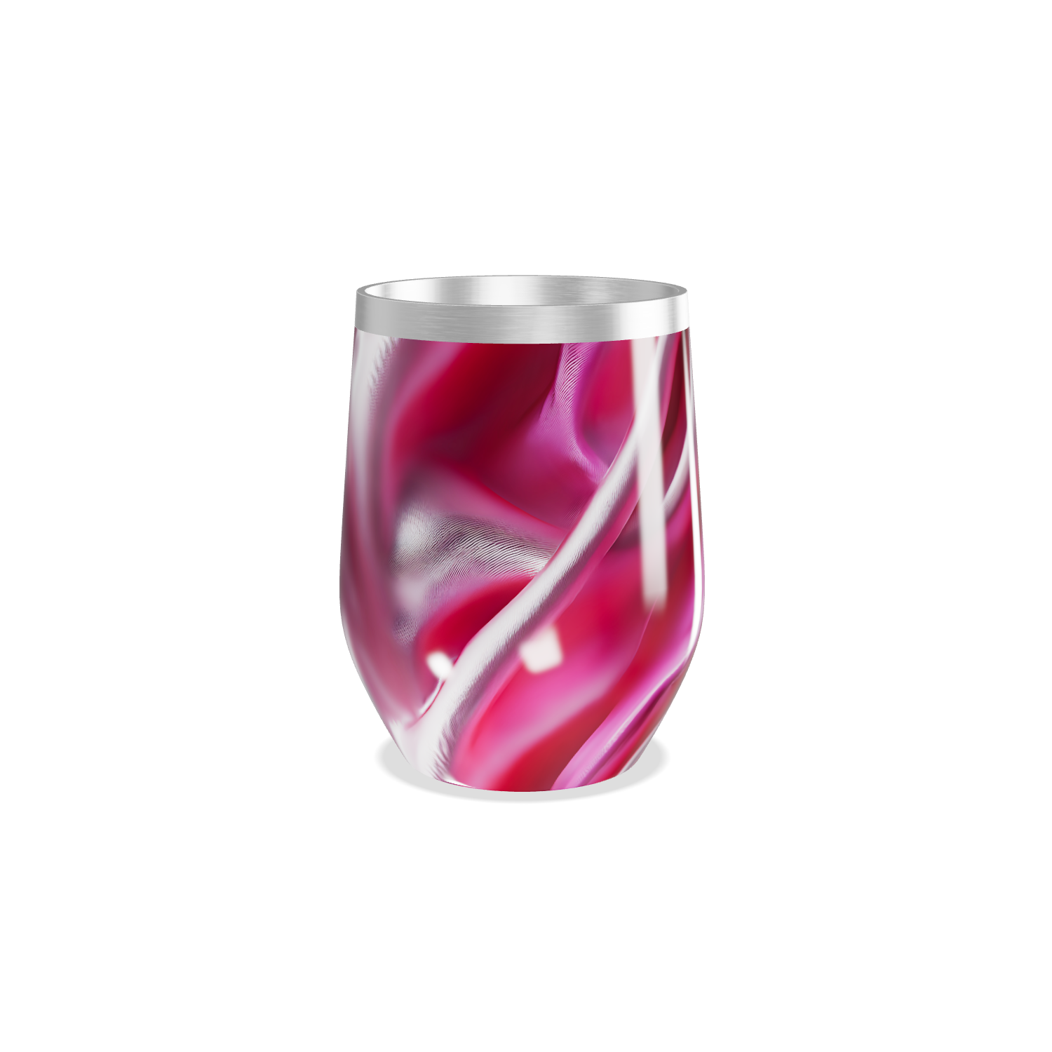 Copo Térmico Slim - Estampa Rosa Metalizado