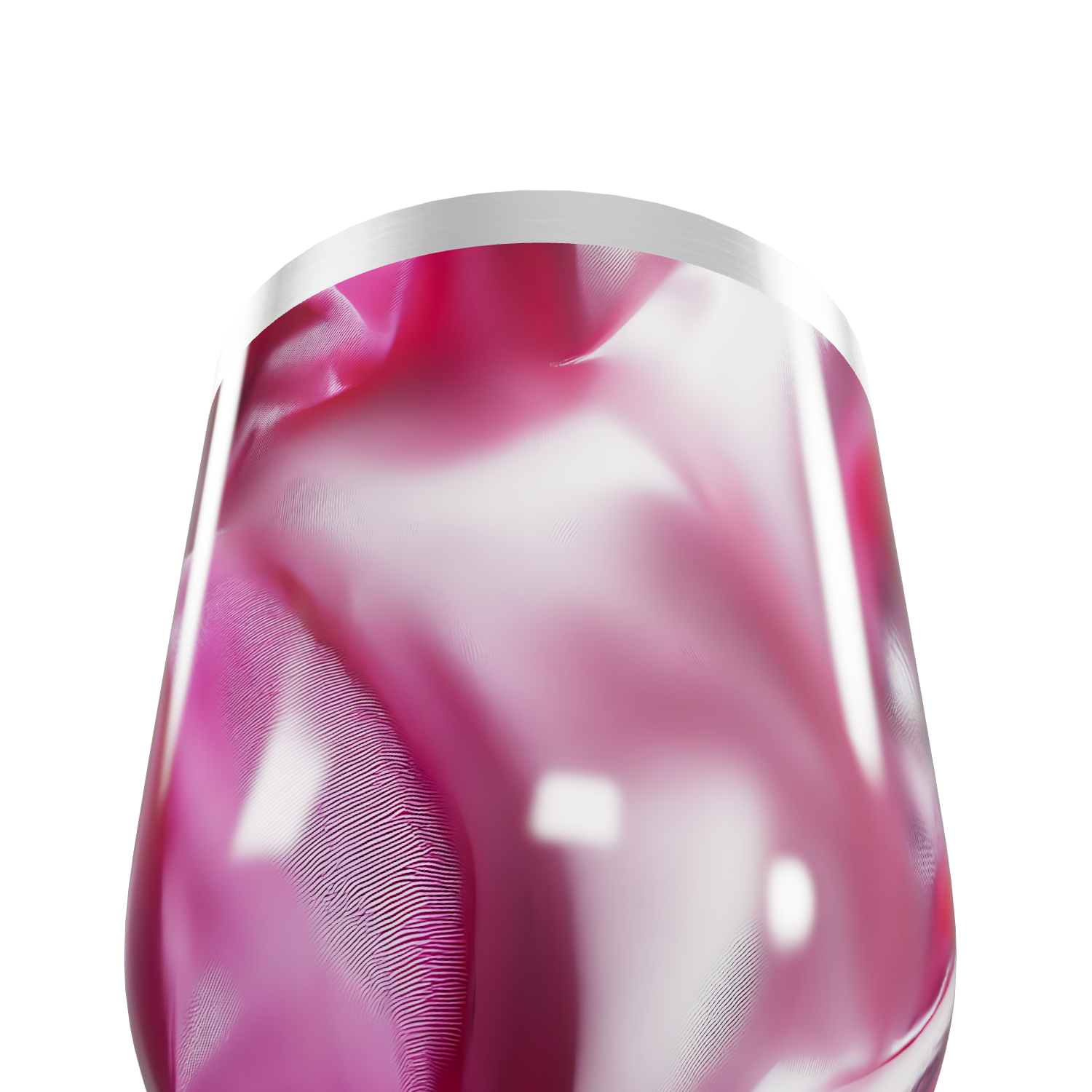 Copo Térmico Slim - Estampa Rosa Metalizado