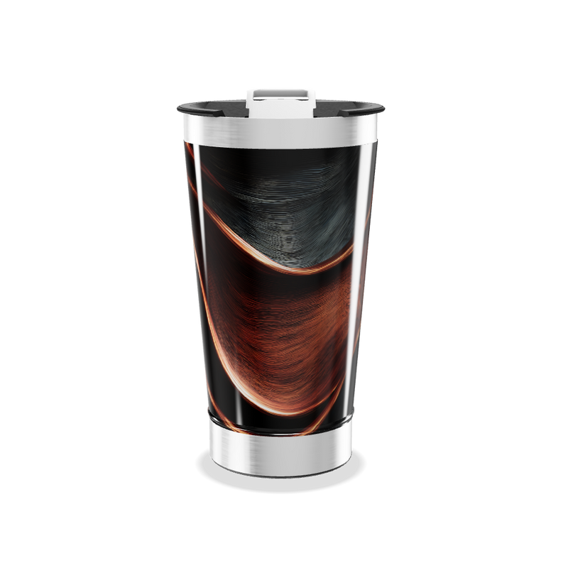 Copo Térmico - Design Abstrato Colorido