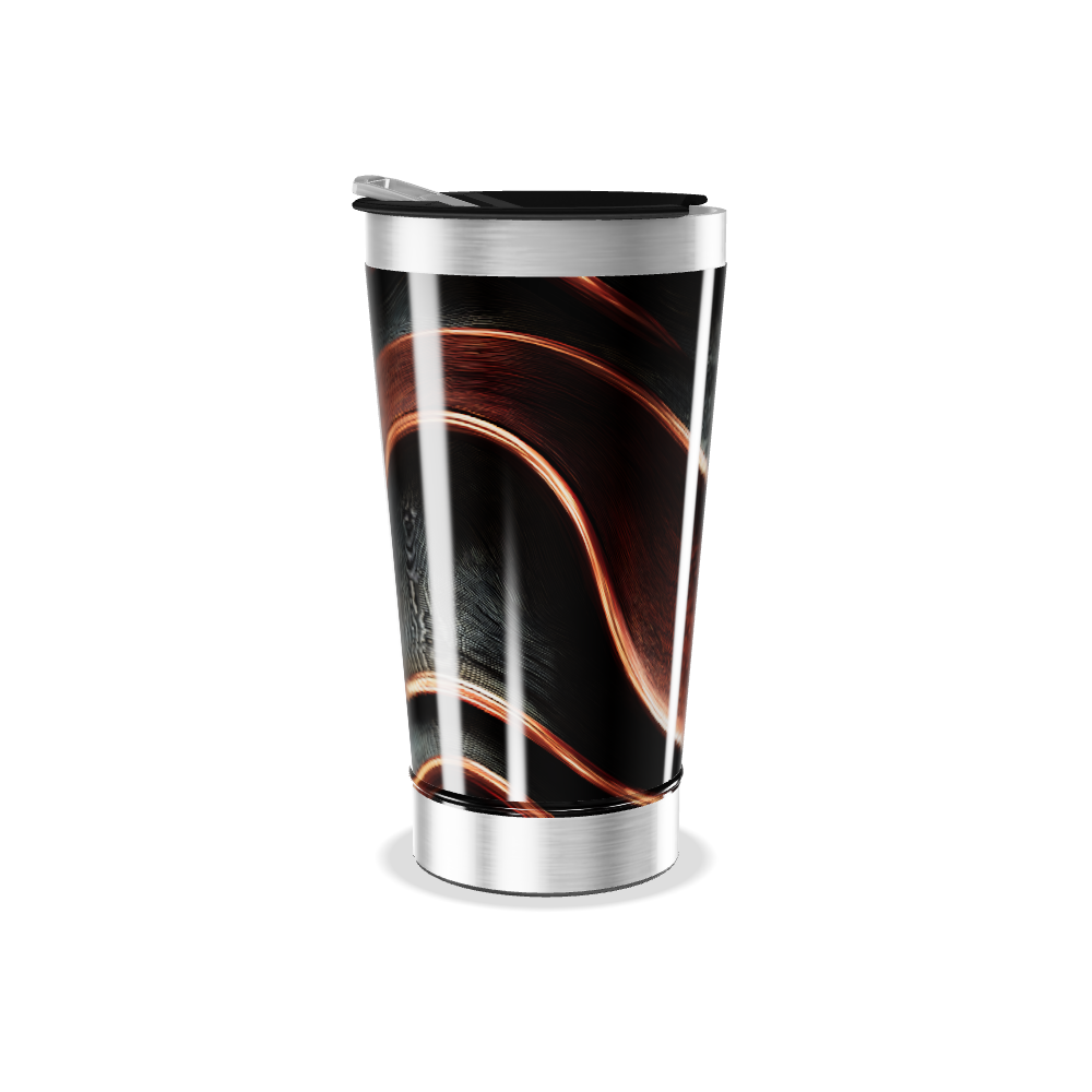 Copo Térmico - Design Abstrato Colorido