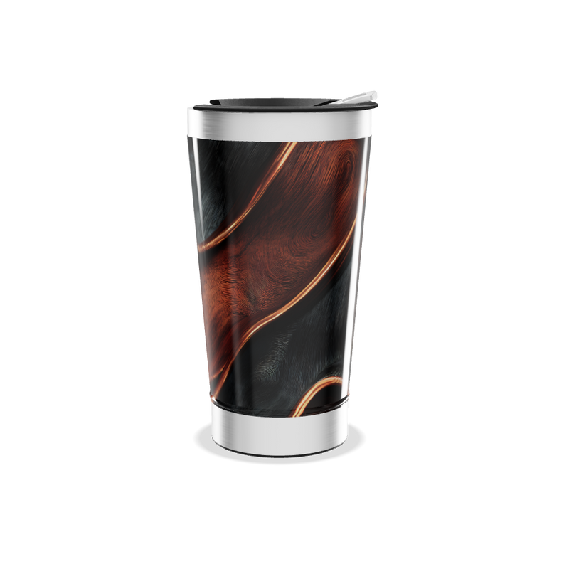 Copo Térmico - Design Abstrato Colorido