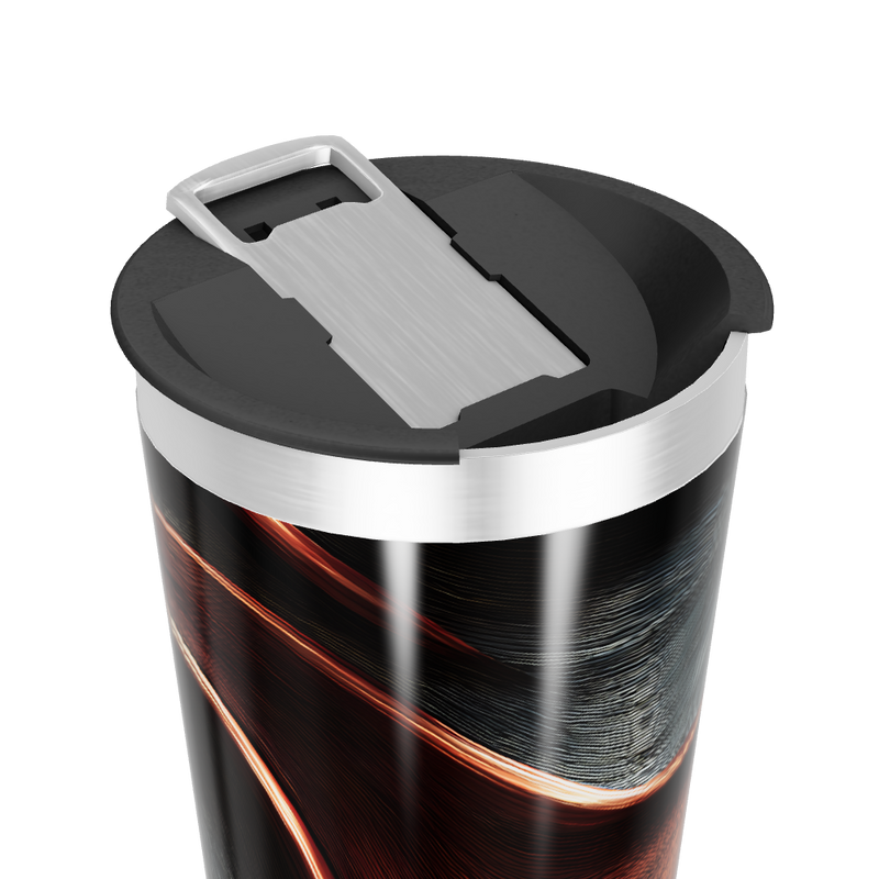 Copo Térmico - Design Abstrato Colorido