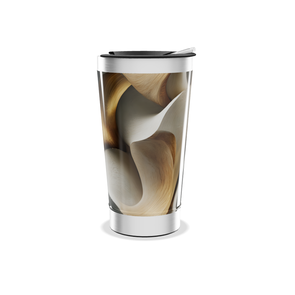 Copo Térmico - Aço Inox Estampa Abstrata