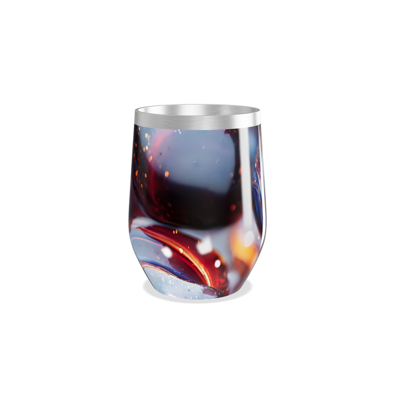 Copo Térmico Slim - Estampa Abstrata Colorida