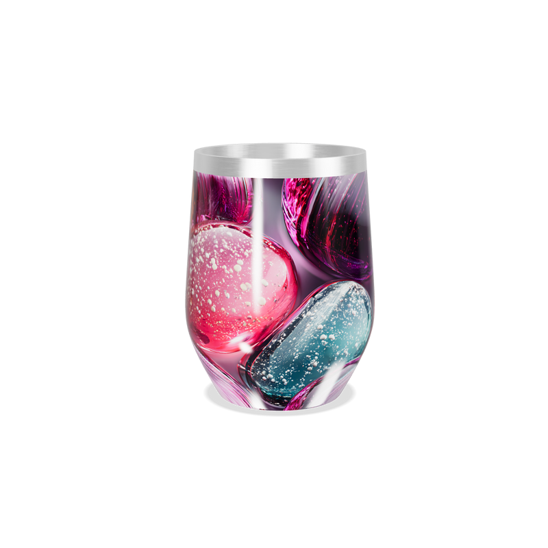 Copo Térmico Slim - Estampa Colorida Vidro