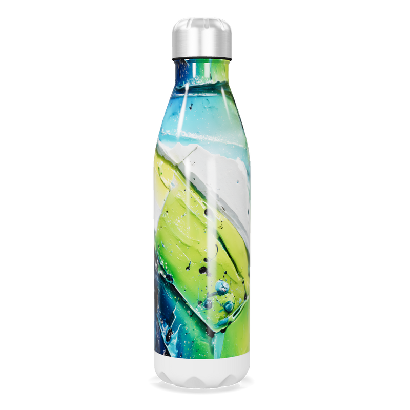 Garrafa Inox - Estampa Colorida Abstrata