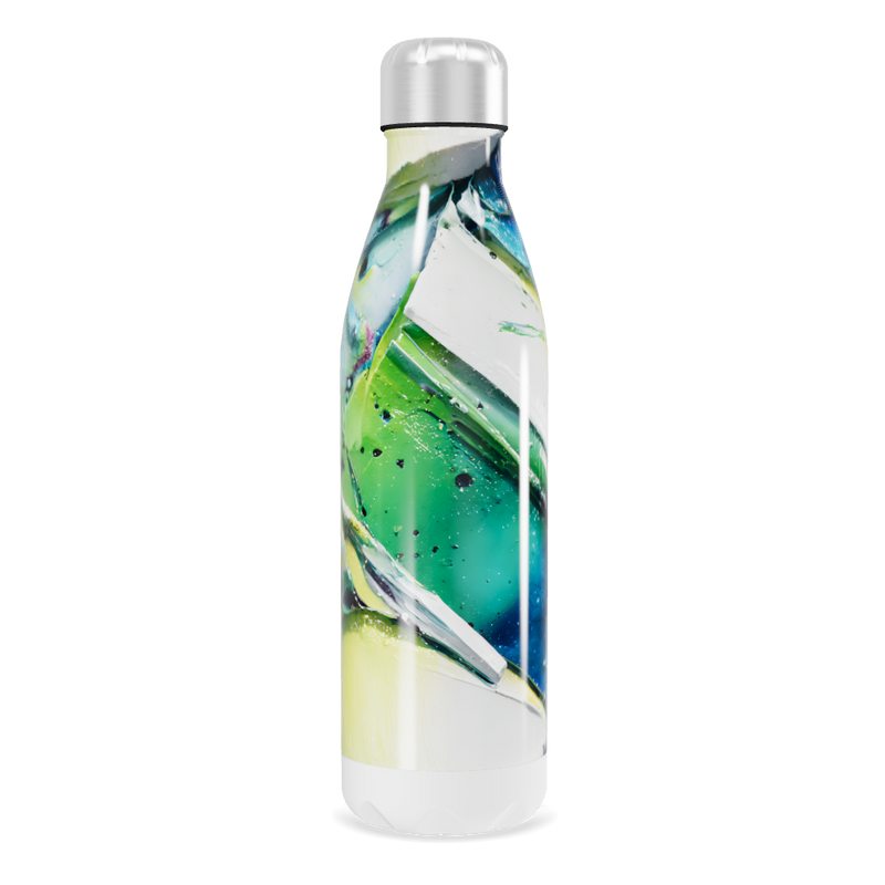 Garrafa Inox - Estampa Colorida Abstrata