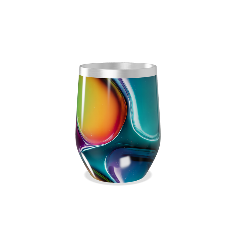 Copo Térmico Slim - Multicolorido Abstrato