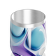Copo Térmico Slim - Abstrato Roxo e Azul