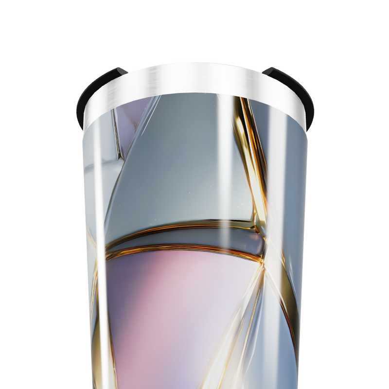 Copo Térmico - Design Geométrico Colorido