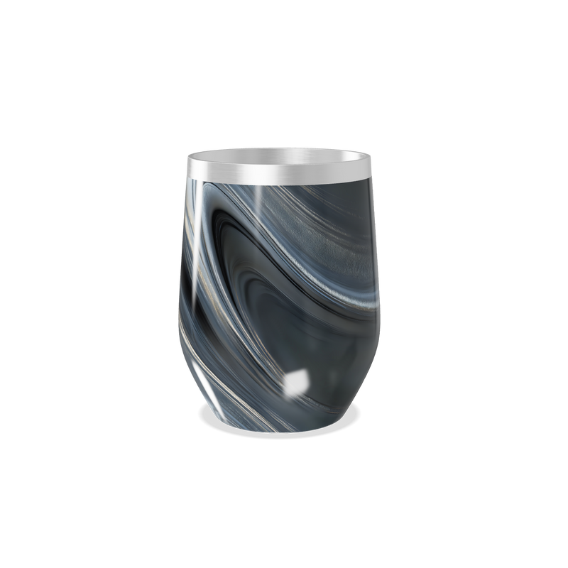 Copo Térmico Slim - Mármore Preto Inox