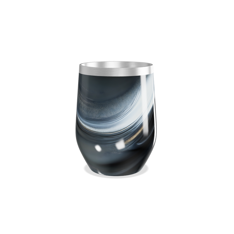 Copo Térmico Slim - Mármore Preto Inox