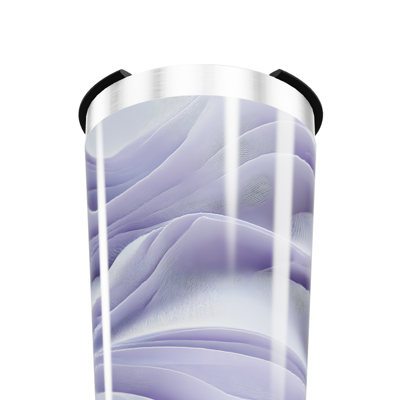 Copo Térmico - Estampa Ondas Roxas