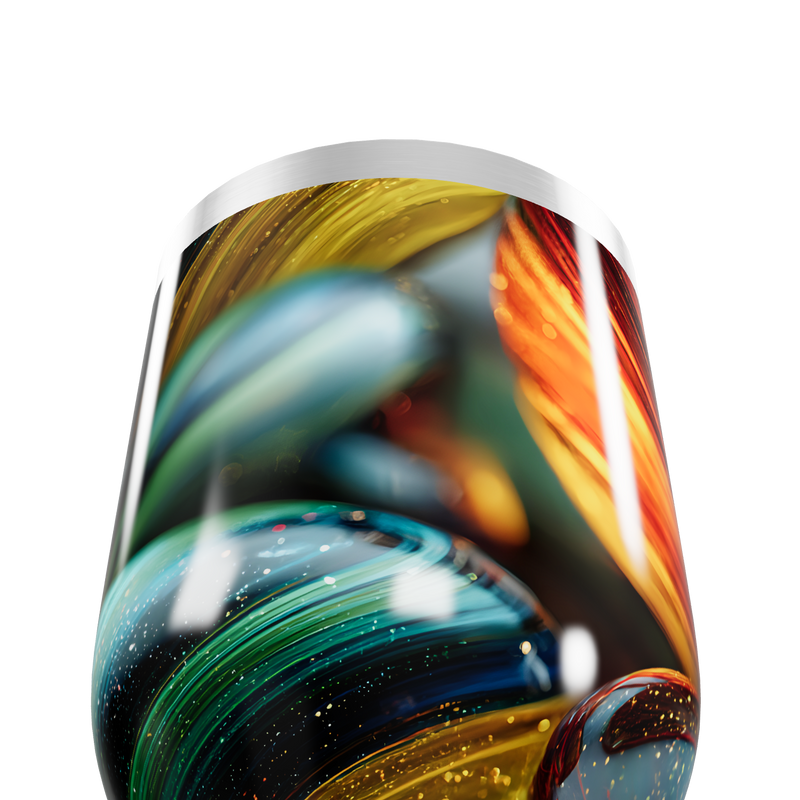 Copo Térmico Slim - Estampa Colorida Aço inox