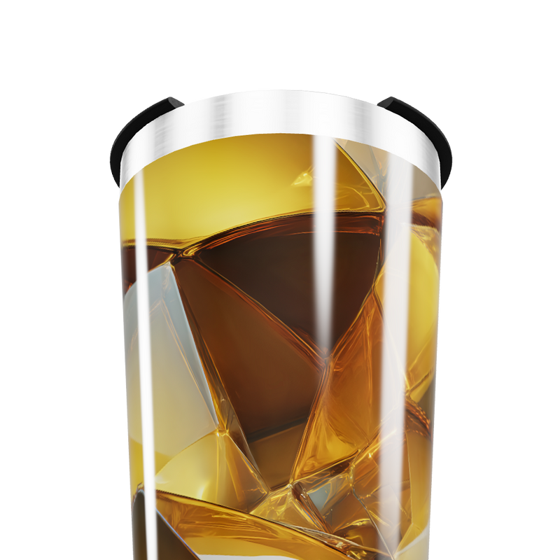 Copo Térmico - Design Cristal Ámbar