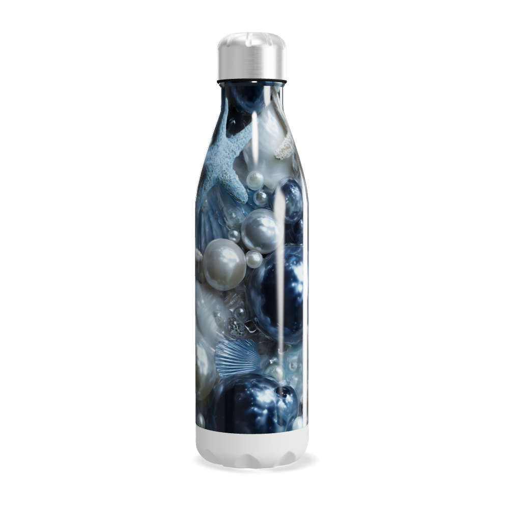 Garrafa Inox Estampa Marinha Azul