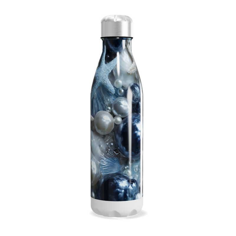 Garrafa Inox Estampa Marinha Azul