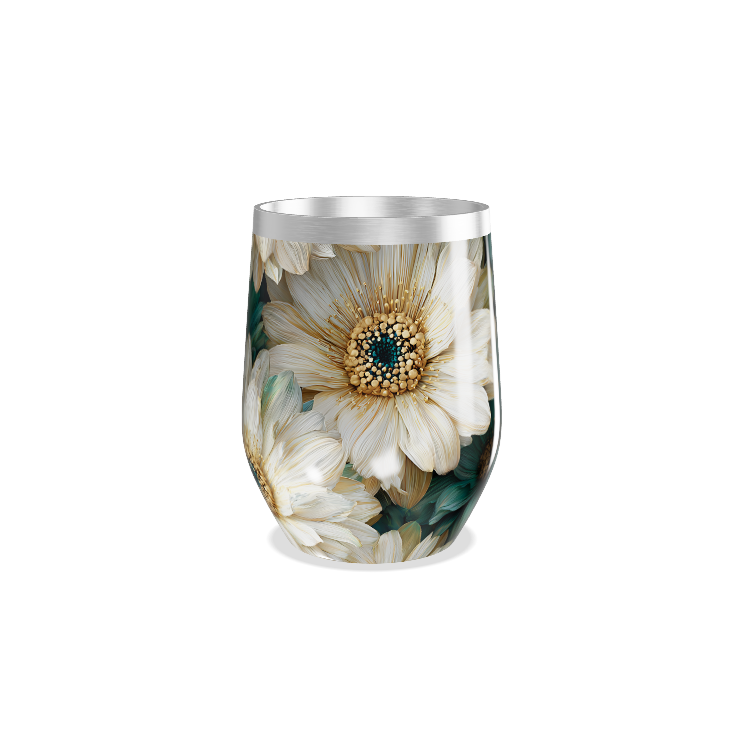 Copo Térmico Slim - Floral Vintage