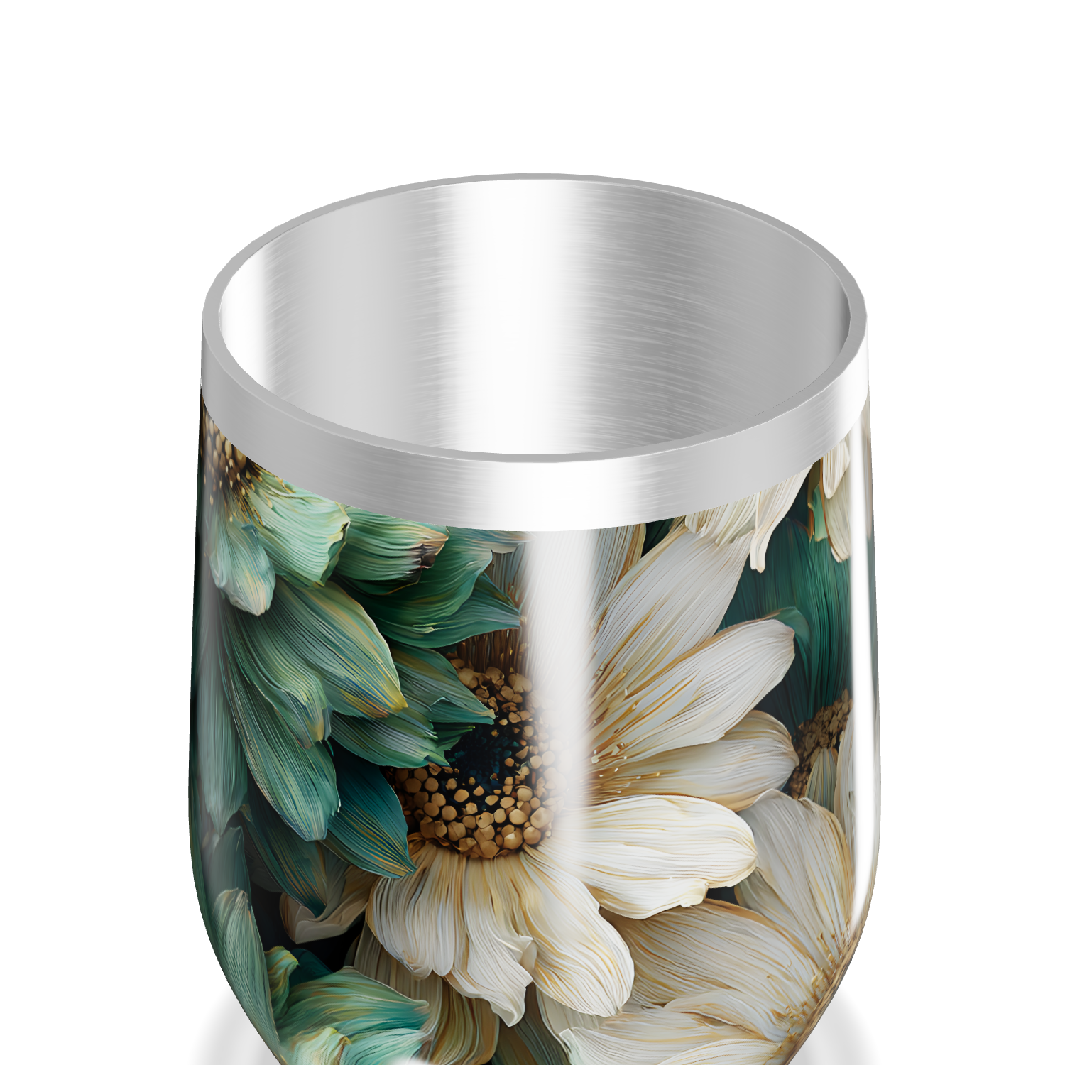 Copo Térmico Slim - Floral Vintage