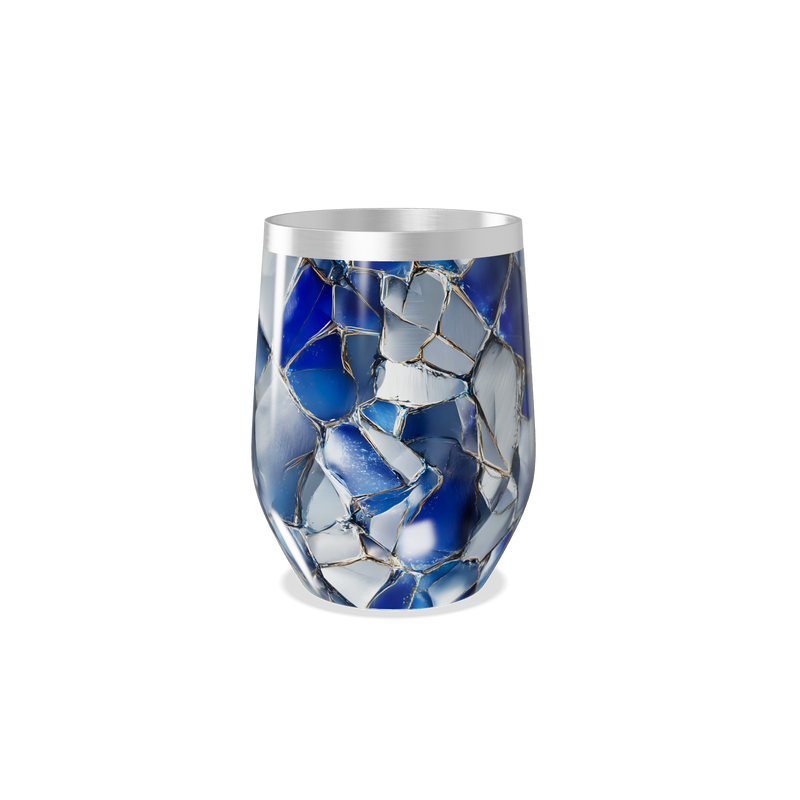 Copo Térmico Slim - Azul Vidro Quebrado