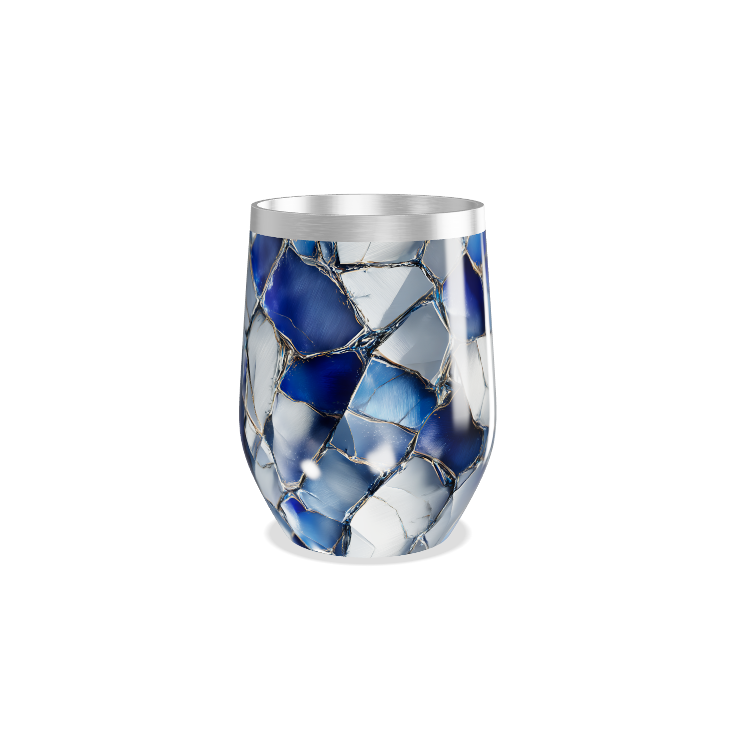 Copo Térmico Slim - Azul Vidro Quebrado