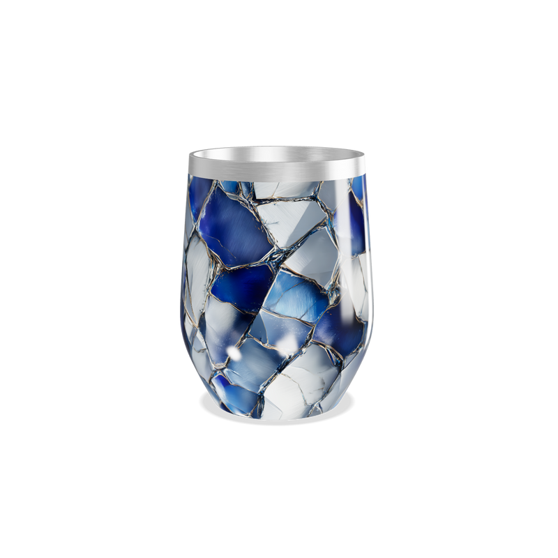 Copo Térmico Slim - Azul Vidro Quebrado