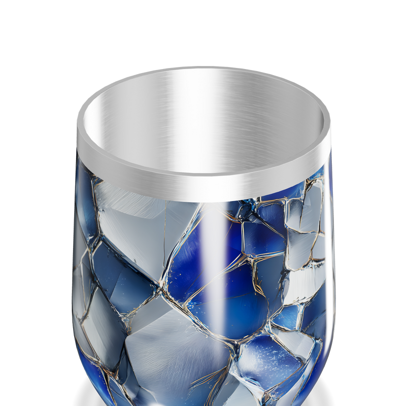 Copo Térmico Slim - Azul Vidro Quebrado