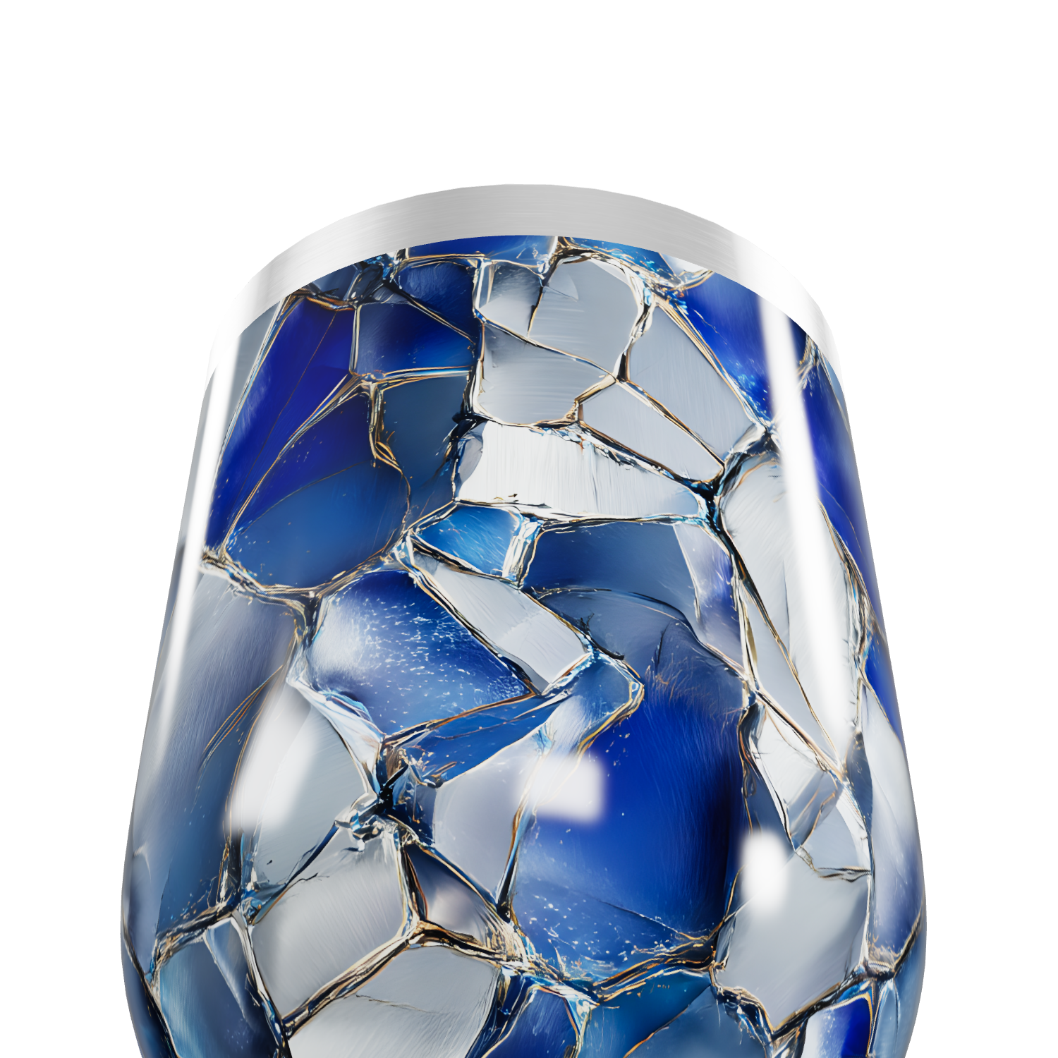 Copo Térmico Slim - Azul Vidro Quebrado