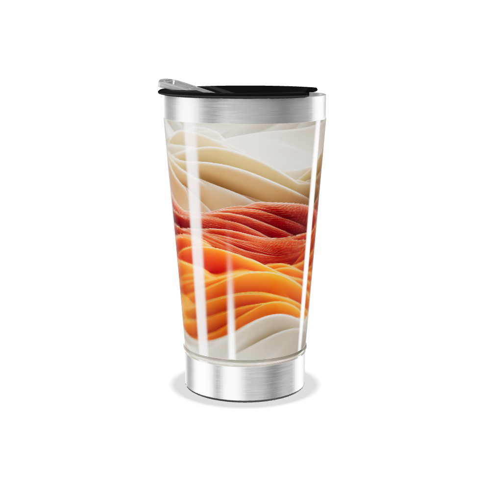 Copo Térmico - Paisagem Abstrata Colorida