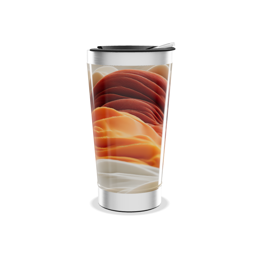 Copo Térmico - Paisagem Abstrata Colorida